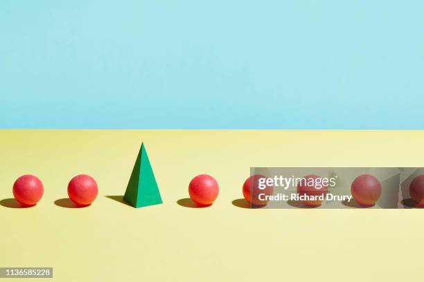 conceptual image of geometric blocks - resistance to change stock pictures, royalty-free photos & images