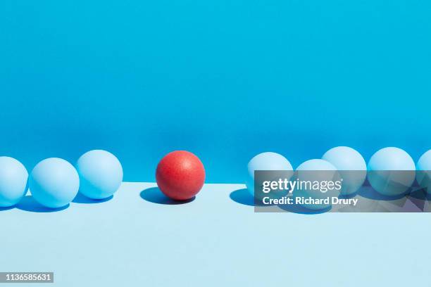 conceptual image of geometric blocks - fish out of water stock pictures, royalty-free photos & images