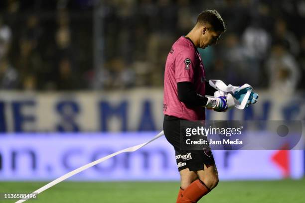 Alan Aguerre of Newell's All Boys during a during a match between Gimnasia and Newell's as part of Copa de la Superliga 2019 at Juan Carmelo Zerillo...