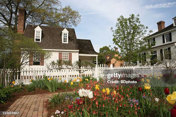 early morning williamsburg, virginia - williamsburg stock pictures, royalty-free photos & images