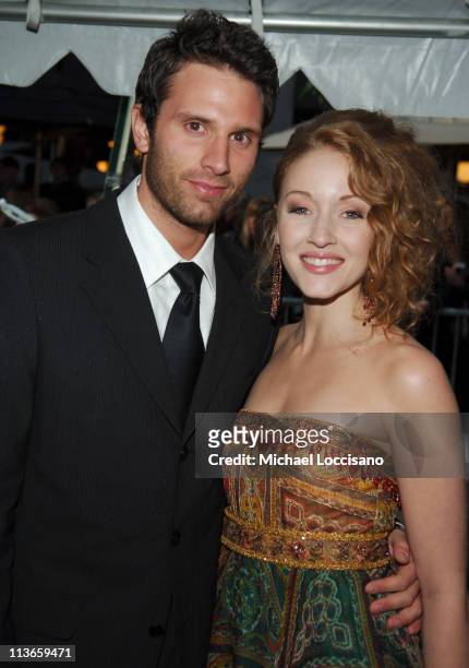 Mark Collier and Jennifer Ferrin during 32nd Annual Daytime Emmy Awards - Arrivals at Radio City Music Hall in New York City, New York, United States.