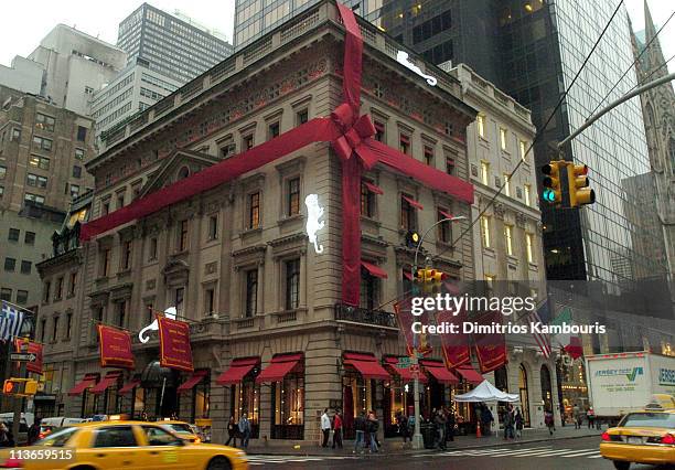 Cartier Mansion on Fifth Avenue during Lighting of Panthers Gracing The Cartier Mansion and Unveiling of Legendary Duke and Duchess of Windsor Brooch...