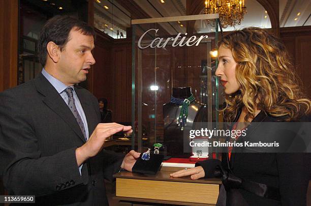 Stanislas de Quercize, President and CEO of Cartier and Sarah Jessica Parker
