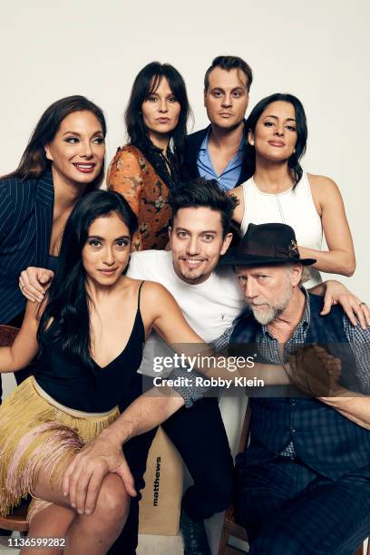 Alex Meneses, Marisol Sacramento, Magdalena Zyzak, Jackson Rathbone, Zachary Cotler, Carmela Zumbado and Xander Berkeley of the film 'The Wall of...