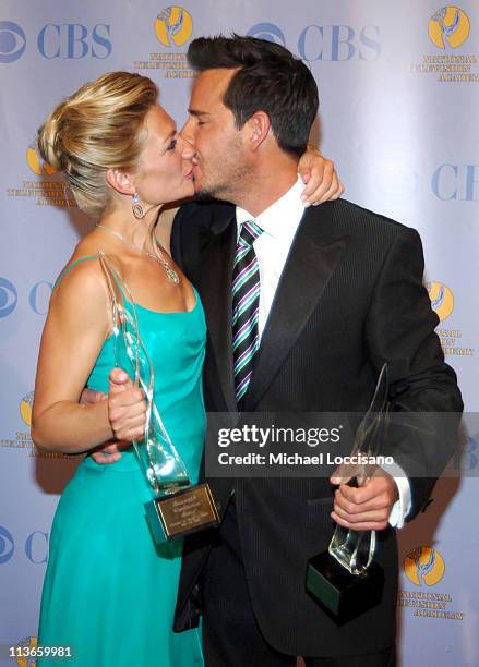 Beth Ehlers and Ricky Paull Goldin during 32nd Annual Daytime Emmy Awards - Press Room at Radio City Music Hall in New York City, New York, United...