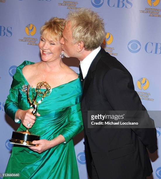 Erika Slezak and Anthony Geary during 32nd Annual Daytime Emmy Awards - Press Room at Radio City Music Hall in New York City, New York, United States.