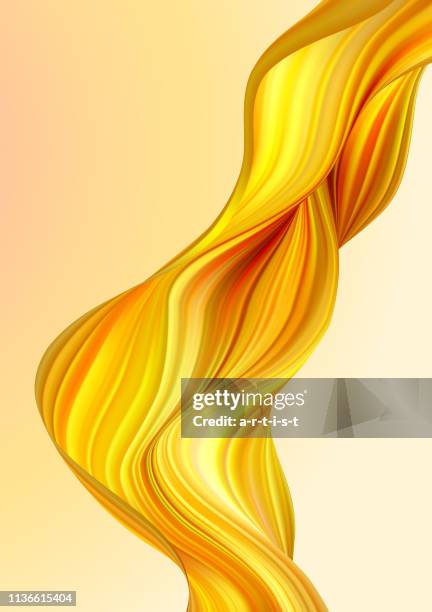 background with colored wave - amber stock illustrations