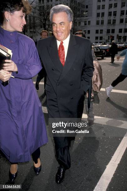 John Gotti during John Gotti At The New York Federal Courthouse at New York Federal Court House in New York City, New York, United States.