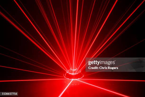 laser orbs - laser experiment stock pictures, royalty-free photos & images