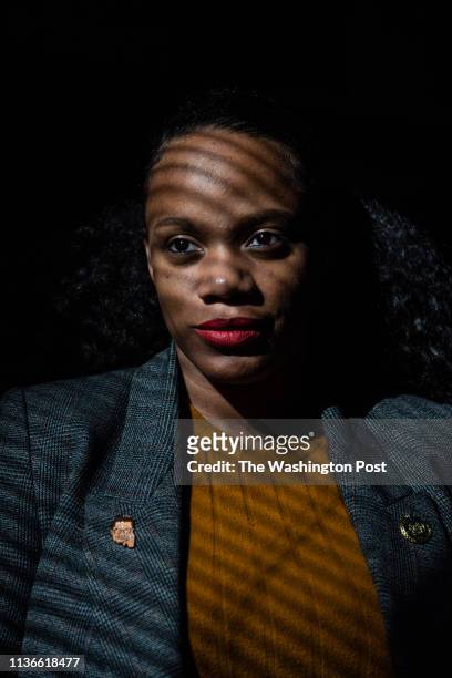 Pennsylvania state House Rep. Summer Lee is photographed at the Pennsylvania State Capitol on Thursday, February 21 in Harrisburg, PA.