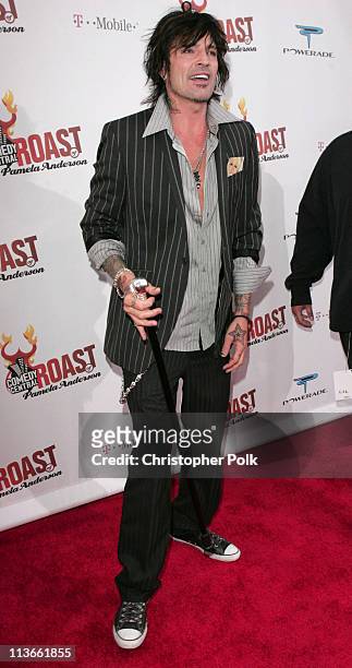Tommy Lee during Comedy Central Roast of Pamela Anderson - Red Carpet at Sony Studio in Culver City, California, United States.