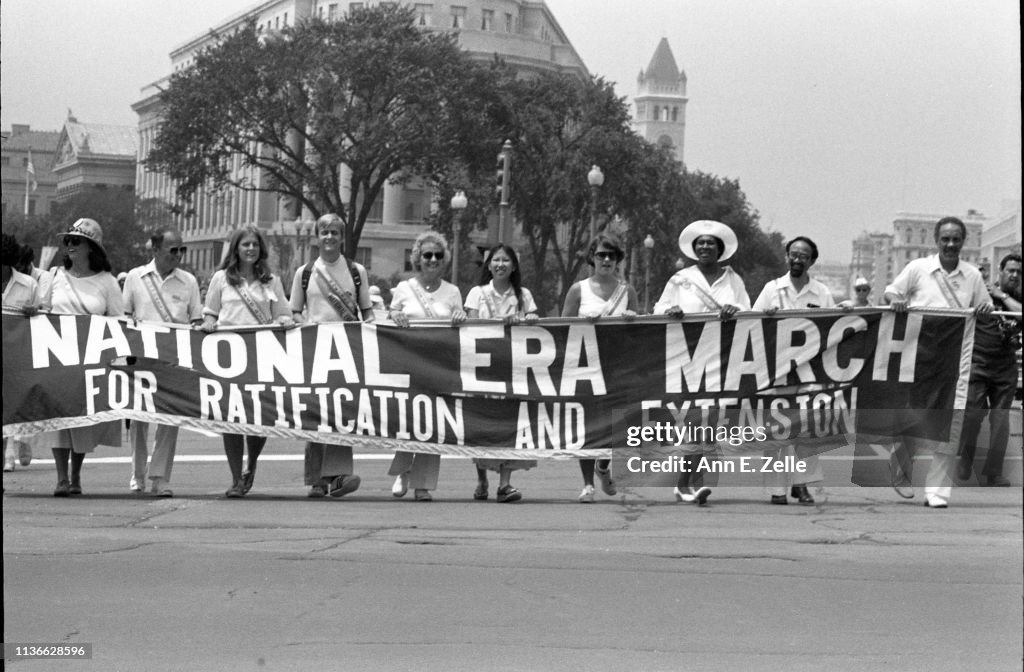 Demonstrators During ERA March