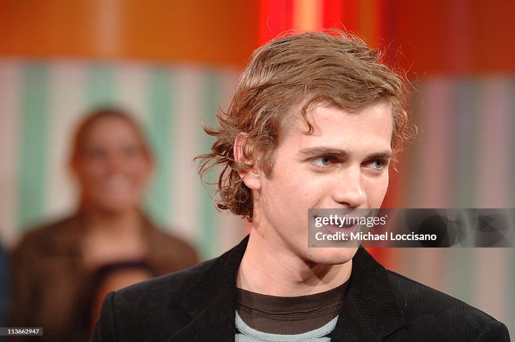 Jennifer Lopez and Hayden Christensen Visit MTV's "TRL" - May 2, 2005