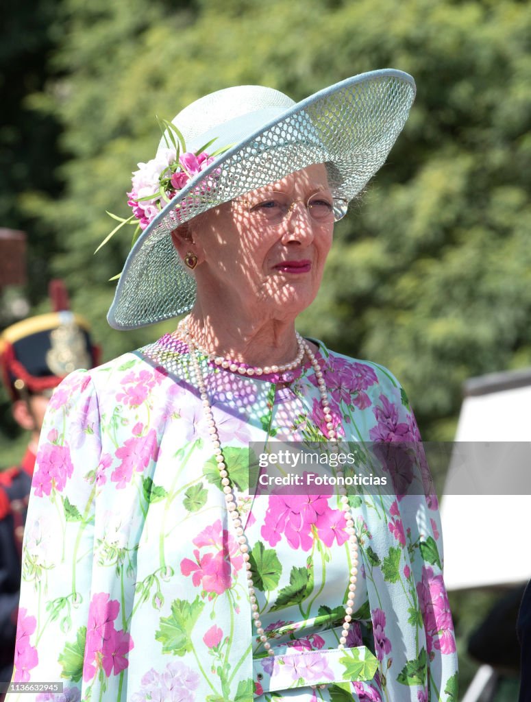 Queen Margrethe of Denmark and Crown Prince Frederik visit Argentina - Day 1