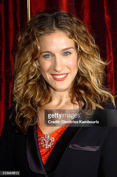 Sarah Jessica Parker during Lighting of Panthers Gracing The Cartier Mansion and Unveiling of Legendary Duke and Duchess of Windsor Brooch at Cartier...