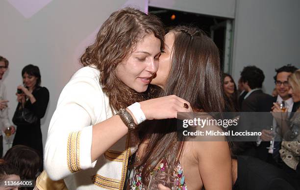 Lola Schnabel and Margherita Missoni during Whitney Museum Contemporaries Host Annual Art Party and Auction Benefiting The Whitney Independent Study...