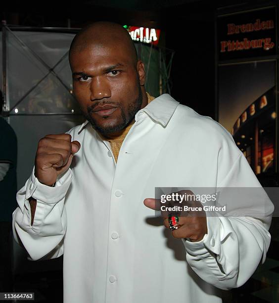 Quinton "Rampage" Jackson during Dean Cain Receives Star At Brenden Theatres During 944 Magazine's Celebrity Screening Of "Superman Returns" at Palms...