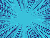 Blue Abstract Explosion