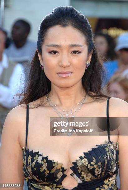 Gong Li during "Miami Vice" World Premiere - Arrivals at Mann Village Westwood in Westwood, California, United States.