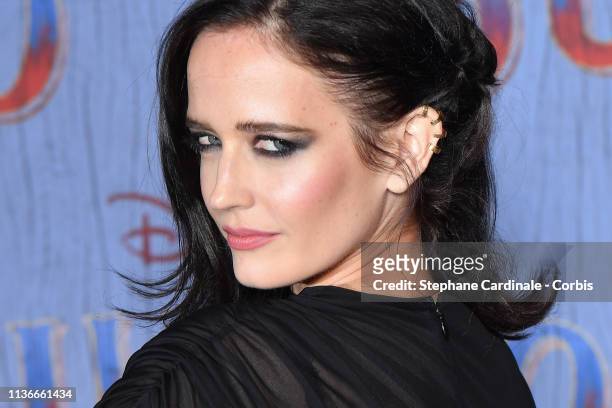 Actress Eva Green attends the “Dumbo” Paris Gala Screening at Cinema Le Grand Rex on March 18, 2019 in Paris, France.