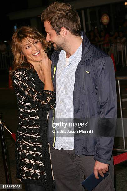 Jennifer Esposito and Bradley Cooper during "Babel" Los Angeles Premiere - Arrivals at Mann Village in Westwood, California, United States.