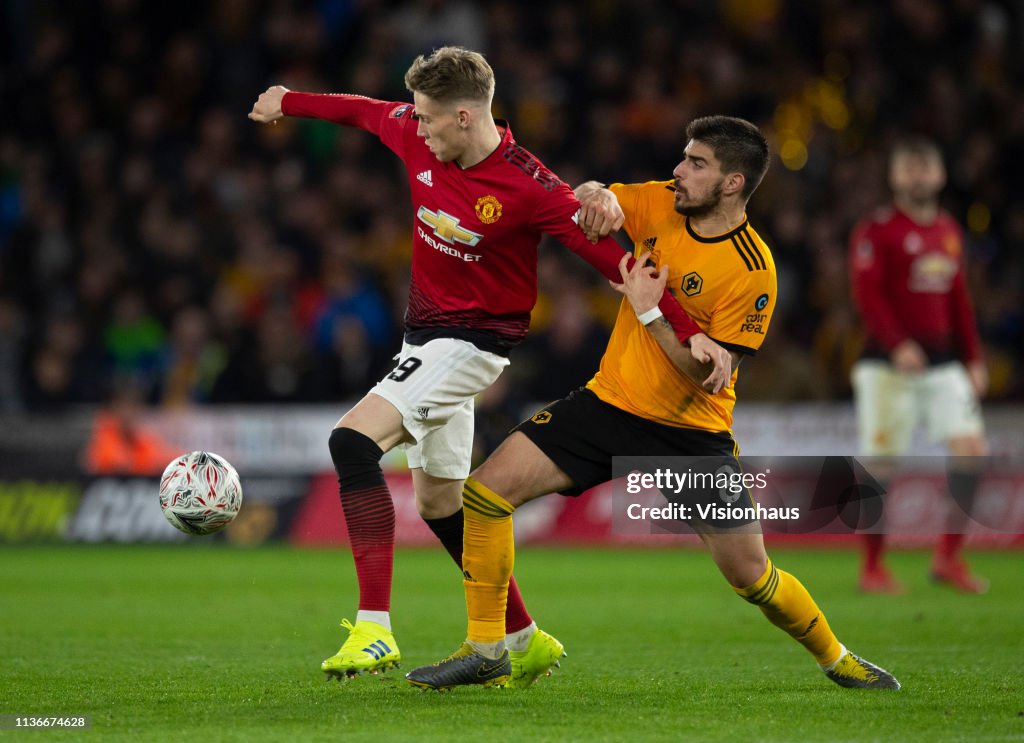 Wolverhampton Wanderers v Manchester United - FA Cup Quarter Final