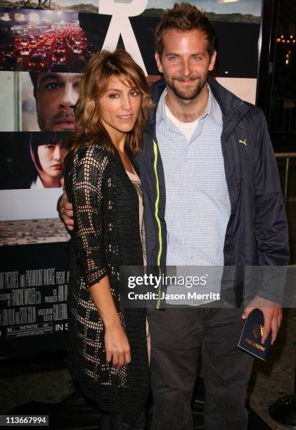 Jennifer Esposito and Bradley Cooper during "Babel" Los Angeles Premiere - Arrivals at Mann Village in Westwood, California, United States.