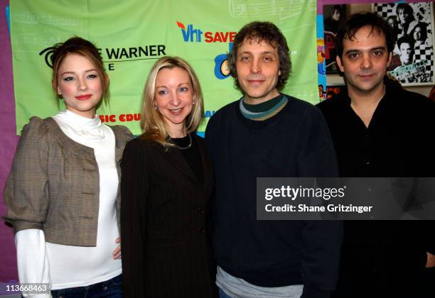 Haley Bennett, Laurie Schopp, Marc Lawrence and Adam Schlesinger