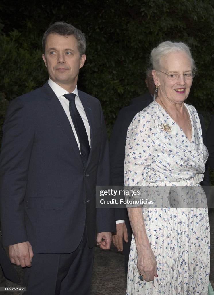 Queen Margrethe of Denmark and Crown Prince Frederik visit Argentina - Day 1