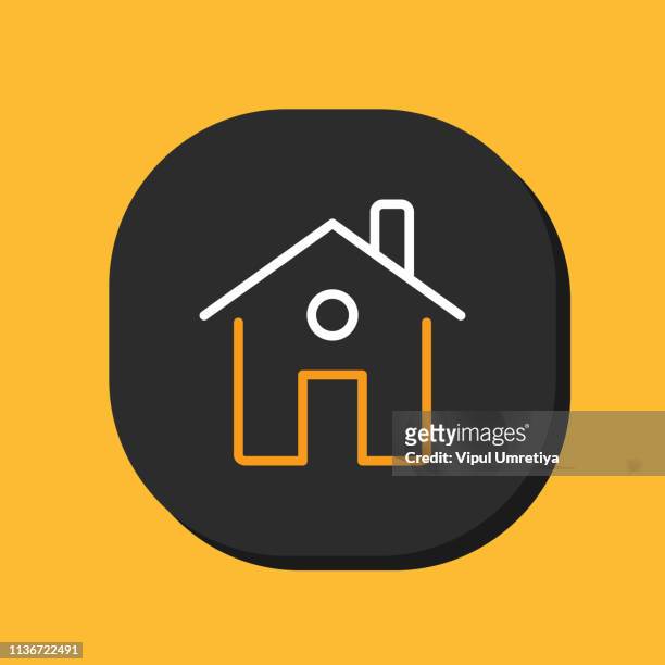 home - roof logo stock illustrations
