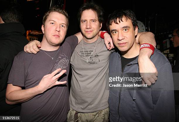 Nick Swardson, Jamie Kennedy and Fred Armisen during HBO's 13th Annual U.S. Comedy Arts Festival - USCAF Special Event at Wheeler Opera House in...