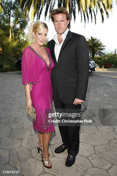 Tori Spelling and Dean McDermott during Bow Wow Ciao Benefit For "Much Love" Animal Rescue - Red Carpet and Inside at John Paul DeJoria and Eloise...