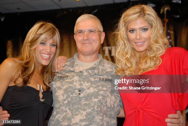 Lilian Garcia , Major General Joseph J. Taluto and Torrie Wilson