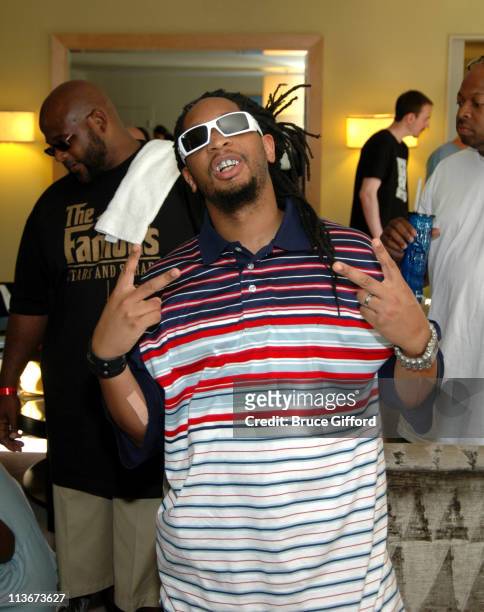 Lil Jon during Phat Farm, Baby Phat and Stuff Magazine Gifting Lounge - August 12, 2006 at The Hard Rock Hotel and Casino in Las Vegas, Nevada,...