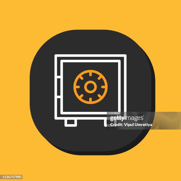 safe deposit locker - storage unit door stock illustrations
