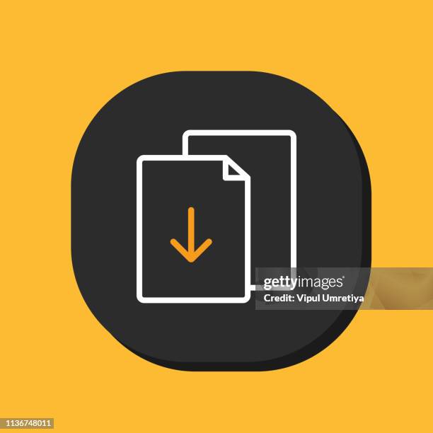 download document icon. - ring bearer stock illustrations