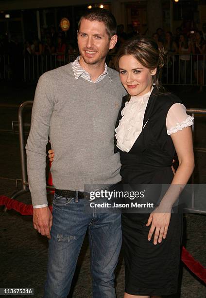 Alicia Silverstone, right and husband Chris Jarecki