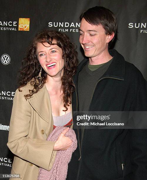 Amber Rose Sealey and Ben Thoma during 2007 Sundance Film Festival - "The Good Night" Premiere at Eccles in Park City, Utah, United States.