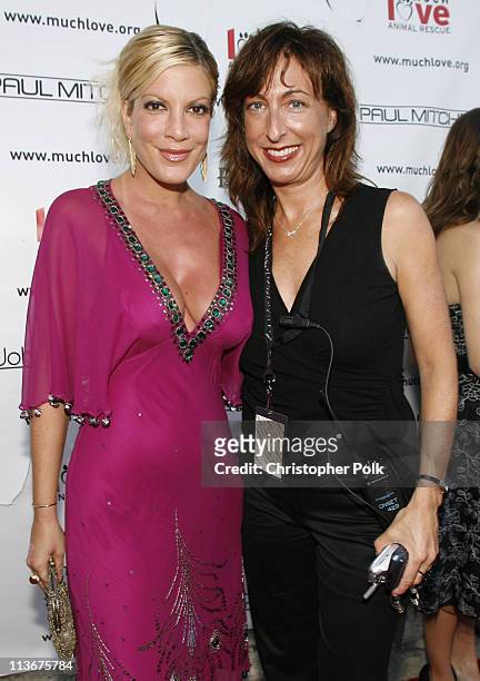 Tori Spelling and Ruthanne Secunda, UTA Agent during Bow Wow Ciao Benefit For "Much Love" Animal Rescue - Red Carpet and Inside at John Paul DeJoria...