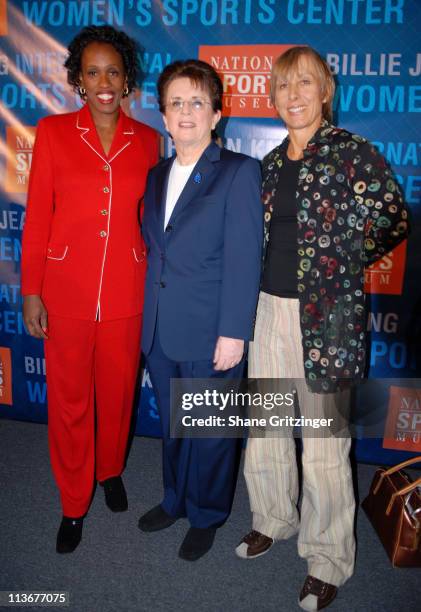 Jackie Joyner -Kersee, Billie Jean King and Martina Navratilova