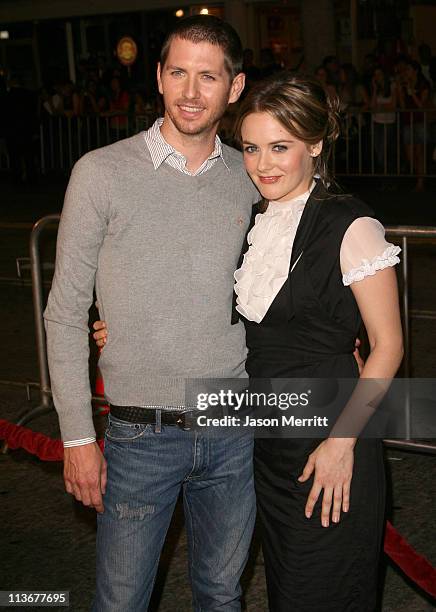 Alicia Silverstone, right and husband Chris Jarecki