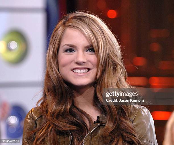 JoJo during Robin Williams and JoJo Visit MTV's "TRL" - April 27, 2006 at MTV Studios - Times Square in New York City, New York, United States.