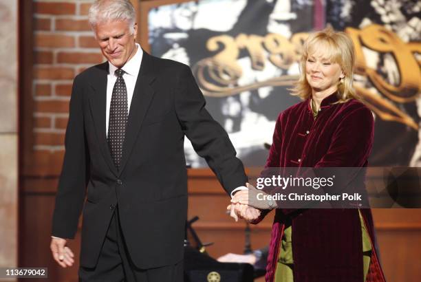 Ted Danson and Shelley Long during 2006 TV Land Awards - Show at Barker Hangar in Santa Monica, California, United States.