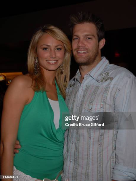 Stacy Keibler and George Stults during Pure Nightclub Showcases Beauty, Hot Mixes on Memorial Weekend - May 28, 2006 at Caesars Palace in Las Vegas,...