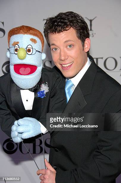 Rod and John Tartaglia from "Avenue Q", Presenter for Best Performance by a Featured Actor in a Musical