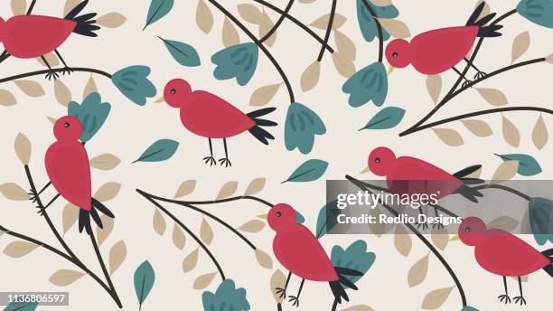 vintage style background patterns - batik stock illustrations