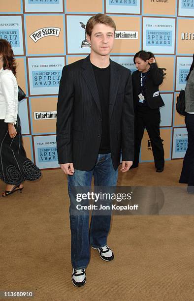 Benjamin McKenzie during Film Independent's 2006 Independent Spirit Awards - Arrivals in Santa Monica, California, United States.