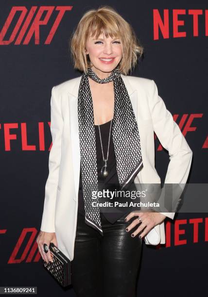 Actress Kathryn Morris attends the Premiere Of Netflix's "The Dirt" at ArcLight Hollywood on March 18, 2019 in Hollywood, California.