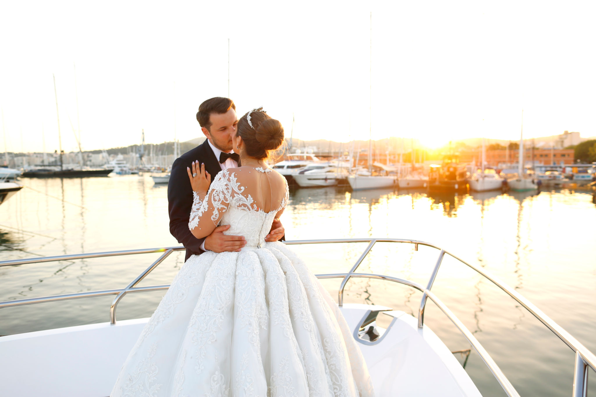 romantic wedding portraits