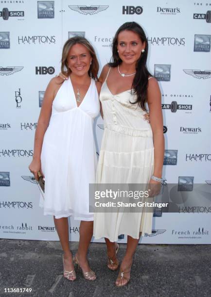 Angelina Anisimova and Anna Anisimova during Hamptons Magazine and DirectTV Present Sneak Peek of New Season of HBO's "Entourage" at Pink Elephant at...